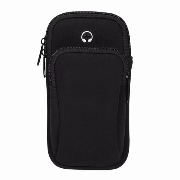 Phone Holder For Running Armband For iPhone 15 14 13 Samsung Galaxy Ultra Edge S24 Note 20 Pouch Key Pocket Bag Arm Band Sleeve Black