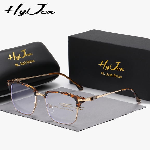 HyJex Unisex Anti-Blue Light Glasses Lightweight Frame Trendy Exquisite Glasses