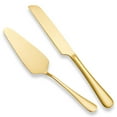 thumbnail image 6 of Lnrkai Cake Knife and Server Set, Gold Stainless Steel Cake Cutter Dessert Utensils for Wedding, Birthday, Anniversary, Party, 6 of 7