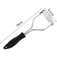 thumbnail image 5 of Stainless Steel Mashed Garlic Masher Crush Kitchen Tool Black Handle with Hole for Hanging, 5 of 5