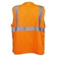 thumbnail image 2 of 10-Pack of Cordova V210P7XL Type R, Class II, Orange Mesh Vest, Hook & Loop Closure, 2-Inch Silver Reflective Tape, 7X-Large, 2 of 5
