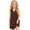 R36 Brown, variant on Ruiwil Little Girls Dress Size 5-6 Years Dailywear Casual Summer Soft Clothes Solid Color Sleeveless V Neck Girl Dress Beige