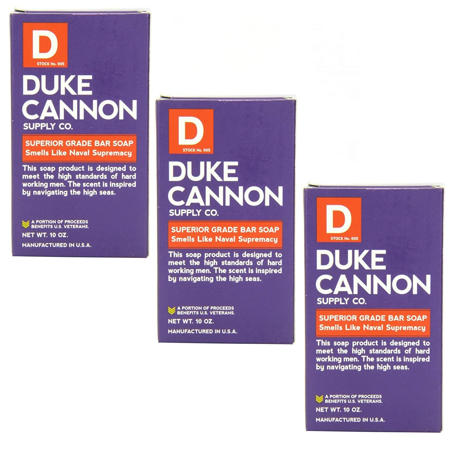 Duke Cannon Supply Co. Big American Brick of Soap, Smells Like Naval