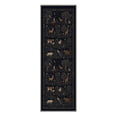 thumbnail image 3 of KUETH 2x7 Low Pile Low Pile Nature Runner Rug, Machine Washable Soft Non Slip Backing Rug Runner, ONYX BLOOM Rug for Hallway Kitchen Bedroom, 3 of 5