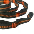 thumbnail image 4 of 2X Outdoor Hammock Tree Straps Tree Tie Rope High Load-Bearing Nylon Webbing Rock Climbing Flat Belt Cover Orange, 4 of 6