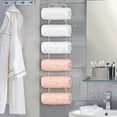 thumbnail image 2 of Auledio 6-Tier Towel Rack Wall-Mount Rack for Bathroom (White), 2 of 7