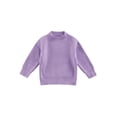 thumbnail image 1 of xiaxaixu Kid Tricot Chemise Manches Longues Col Rond Solide Automne en Vrac Chemisier, 1 of 9
