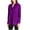 Purple, variant on BiZtdJrK Womens Tunic Sweatshirts Ruffle Long Sleeve Babydoll Tops Draped Crew Neck Dressy Casual Pullover Sweatshirt Blue M