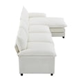 thumbnail image 2 of MAYEERTY 118" Modern Chenille Sectional Sofa - 5-Seat L-Shaped Couch with Double Cushions/Storage Pockets/Reversible Chaise, 3 Colors, 2 of 25