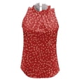 thumbnail image 4 of Camiseta sin mangas estampada a la moda para mujer, blusa, Tops informales Pompotops  lopia1000283, 4 of 5
