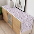 thumbnail image 4 of Purple Flowers Table Runner - 60 Inch Long, Kitchen Dining Table Runner Dresser Scarves, Vintage Country Plants Floral Herbs Farmhouse Decor for Coffee Tables Wedding Party Banquet, 4 of 8