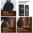 thumbnail image 3 of Mooyam Hair Fibers for Thinning Hair - 30g Bottle Hair Powder, Hair Thickener & Topper for Fine Hair for Men Women, Brown, 3 of 11