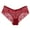 Red, variant on Womens Lace Panties Floral Lace Mid Rise Briefs Underwear Hipster Underwear