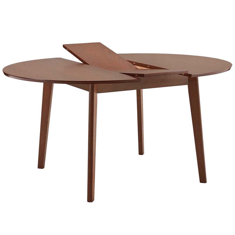Nspire Alero Round Dining Table Walnut, Round Extendable Dining Table Set Canada