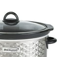 thumbnail image 3 of Brentwood Scallop Pattern 4.5 Quart Slow Cooker in Stainless Steel, 3 of 8