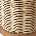 thumbnail image 2 of HomeRoots 476022 15 in. Traditional Rattan & Iron Table Lamp, Natural, 2 of 5