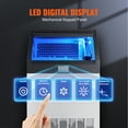 thumbnail image 2 of VEVORbrand Commercial Ice Maker 300lbs/24H, with 88lb storage bin Clear Cube LED Panel, Air Cooling, ETL Approved,, 2 of 8