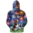 thumbnail image 2 of Happy New Year Basset Hound Family Cheer Winter Midnight Firework All Over Print 3D Hoodie Unisex Merch Hoodies Bassets Dog Breed Lovers Gifts Idea - 02025, 2 of 6