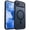 Black, variant on CANSHN Magnetic Compatible with iPhone Air Case, Upgraded [Full Camera Airtection] [Compatible with Magsafe] [Translucent Matte] ShockAirof Airtective Phone Case Cover 6.5 Inch - Deep Purple
