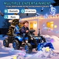 thumbnail image 5 of Ambifirner 24V Kids Ride-On Electric Tractor Toy with 4-in-1 Excavator Dump Truck, Bulldozerc, Kids Ride on Car w/Parent Remote Control,3-Speed Adjustable,Built-in Music Player,LED Tail-light, 5 of 9