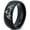Black Dome Polish Tungsten, variant on Tungsten Dragon Dragons Fire Breather Folklore Band Ring 8mm Men Women Comfort Fit Black Dome Brushed Polished