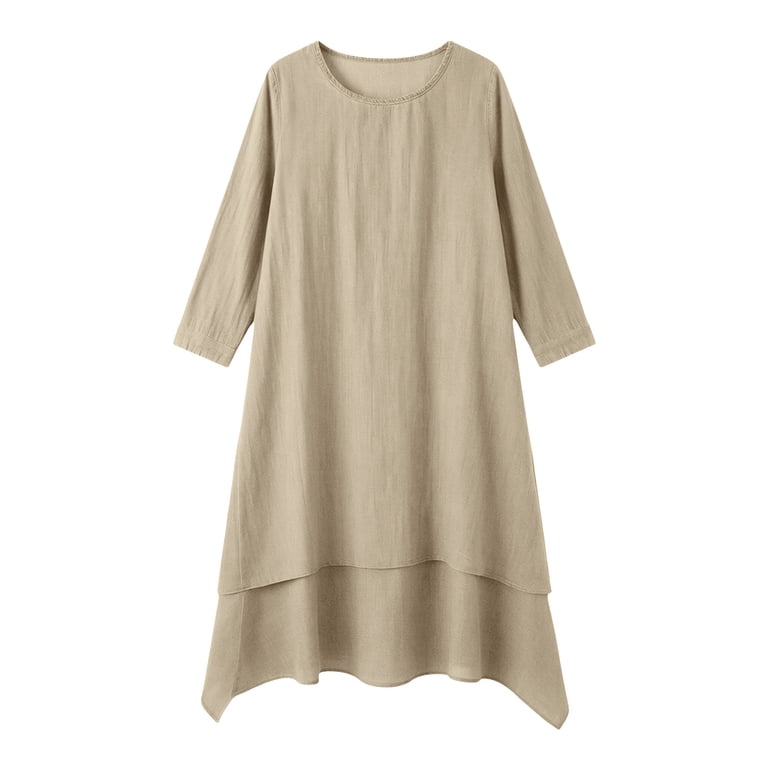 casual high low dresses with sleeves Women's Short Sleeve Dress High Waist V Neck Puff Sleeve Dresses Wedding Guest Formal Evening Party Maxi Dress Woman Dresses Casual Long Sleeve Dresses Casual for Women Petite Dresses for Women Summer -