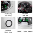 thumbnail image 3 of Lámpara de proyección LED de colores lunares con humidificador de aire de gran capacidad Kuyhfg Bienvenido a Kuyhfg, 3 of 4