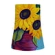 thumbnail image 3 of Gibobby Camiseta de tubo estampada para mujer, informal, holgada, cómoda, camiseta sin mangas(Amarillo,XG), 3 of 4