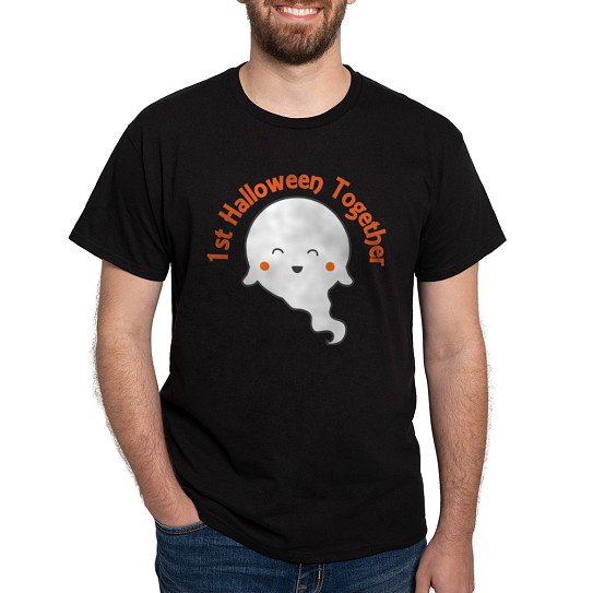 CafePress - 1St Halloween Together Couples Dark T Shirt - Men's Classic Cotton T-Shirts