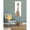 Gray, variant on Kate and Laurel Sylvie Standing Giraffe Framed Canvas Wall Art by Amy Peterson, 18x40 Natural