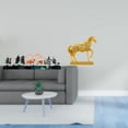 thumbnail image 2 of Majestuosas esculturas de animales para pared, jardín, valla e interiores, con figuras decorativas de ciervos y caballos, estatuas de resina., 2 of 8