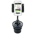 thumbnail image 1 of Unique Auto Cupholder and Suction Windshield Dual Purpose Mounting System for Samsung GT-I8160 - Flexible Holder System Includes Two Mount Options, 1 of 4
