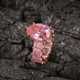 thumbnail image 2 of Luxury Female Crystal Zircon Stone Ring Big Rose Gold Silver Color Rings For Women White Pink Water Drop Ring, 2 of 2