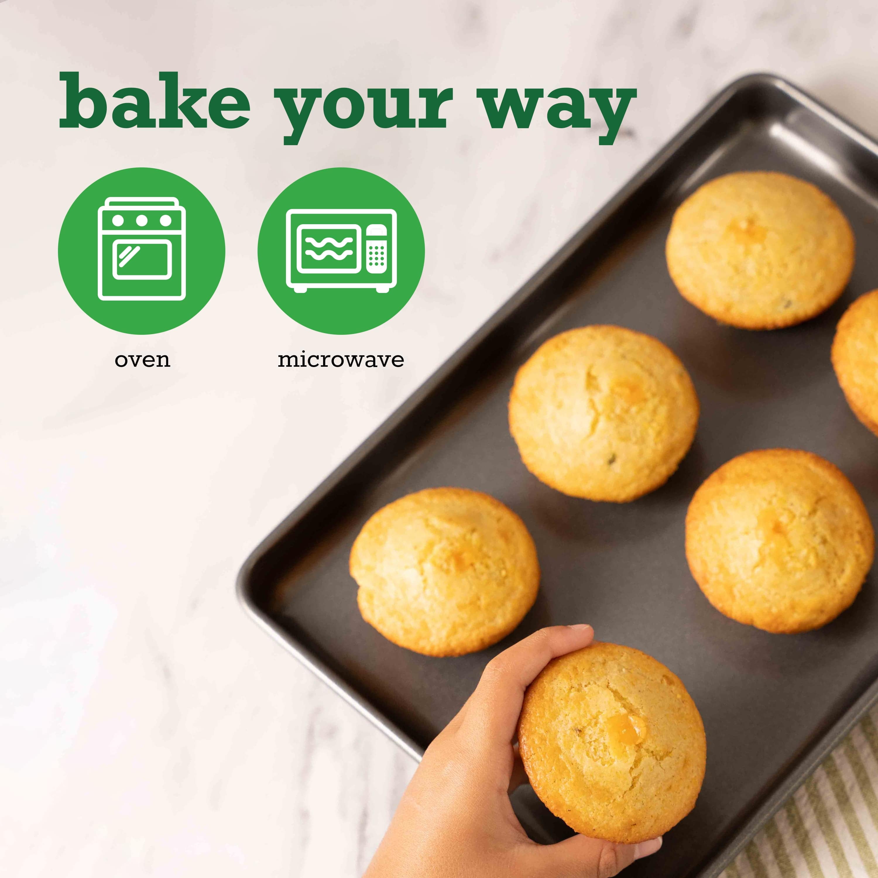Sister Schubert’s Jalapeño & Cheddar Cornbread Bites, 8oz.