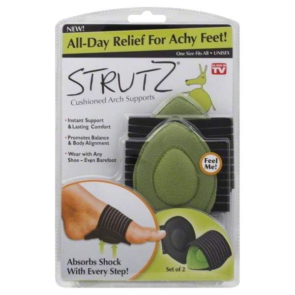 As Seen on TV Strutz Cushioned Arch Supports