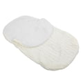 thumbnail image 2 of Saco de dormir para bebé recién nacido, manta para dormir de punto suave y cálida, saco para cochecito de bebé, color blanco, 2 of 9