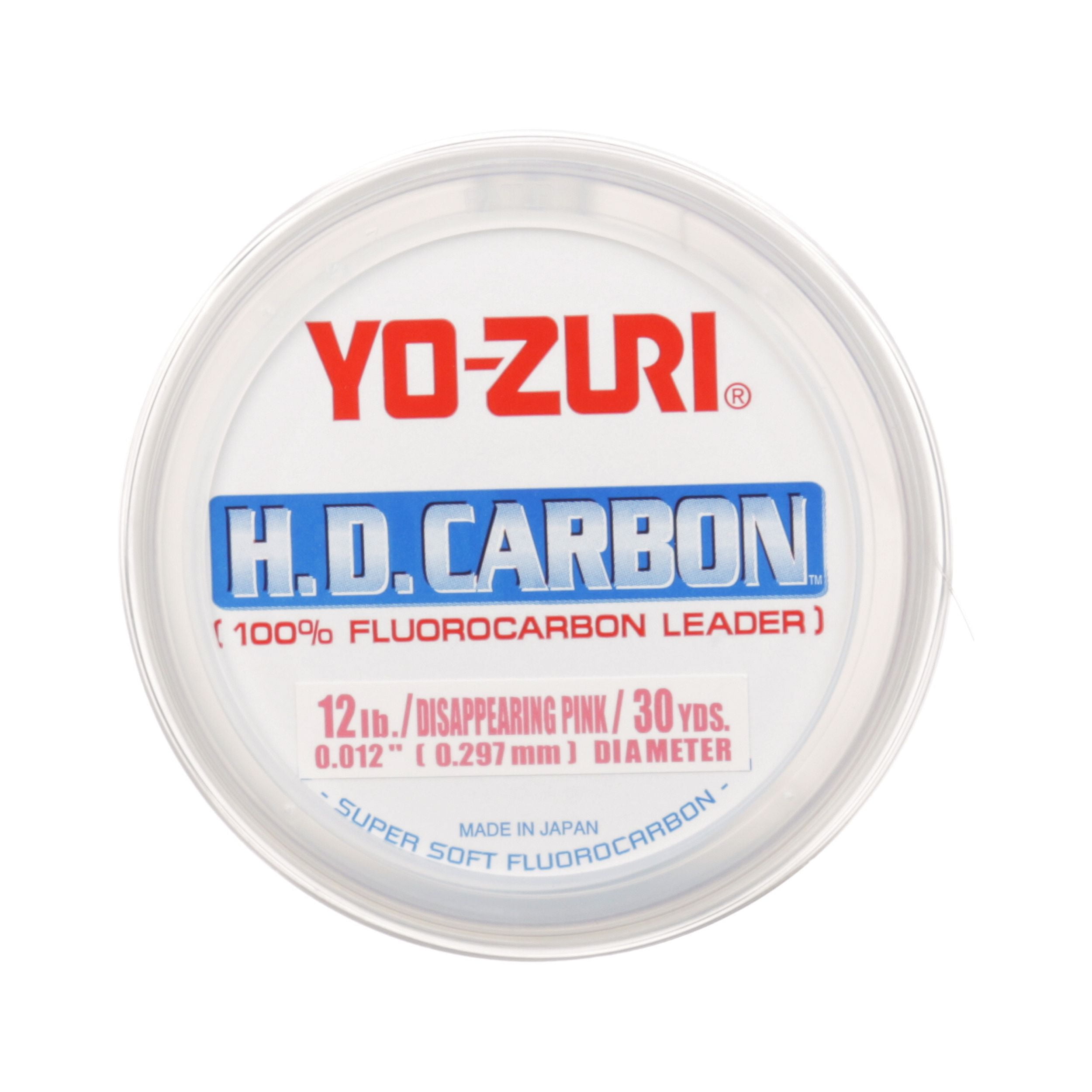 Yo-Zuri Topknot Fluorocarbon Leader 60 lb / 30 yd / Disappearing Pink