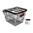 thumbnail image 2 of Colaxi Bicycle Basket Rear Bike Basket with Mounting Hardware Sturdy Universal Cycling Accessory Multifunctional for Outdoor Camping with Lid, 2 of 8