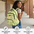 thumbnail image 3 of Yspwyqan Capybara Green Clover Kids Backpack Set for High School, with Lunch Box Water Bottle Bag, 17 Inch Lightweight Large Capacity Backpack for Boys Teens Travel Hiking, 3 of 7