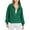 1-Green, variant on 2024 Half Zipper Sweatshirts for Women Oversized Long Sleeve Cropped Sweatshirts Fall 2024 Trendy Hoodies Y2K Clothes