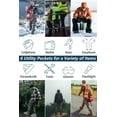 thumbnail image 4 of TRGPSG Men's Cargo Pants Multi-Pocket Casual Fleece Regular Work Pants, 4 of 5