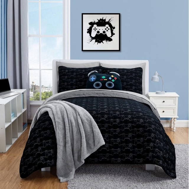 Mainstays Kids Reversible Quilt In a Bag