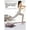 【Soft Mist Pink】Pilates Gliding Disc【Includes 30cm and 40cm Latex Ropes】Comes with a kneeling pad, variant on CNV Multi-Functional 360 ° Pilates Slider with Resistance Bands, Portable Leg and Glute Sculpting Plate for Home Workouts, Silent Universal Wheels