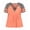 C-Orange194, variant on DHFJKG V Neck T Shirt Women Leopard Graphic Tee Short Sleeve Summer Patchwork Color Loose Fit Tshirts Stylish Tops