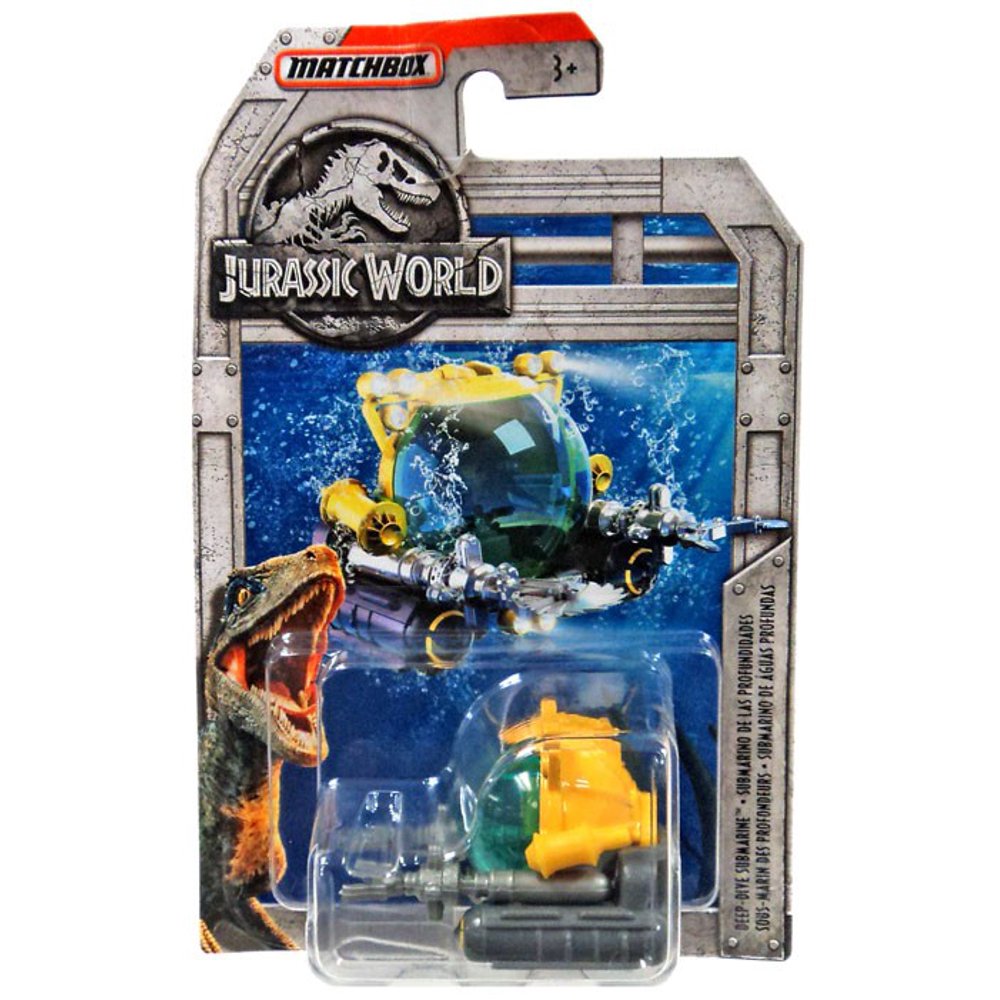 Jurassic World Matchbox DeepDive Submarine Diecast Vehicle Walmart