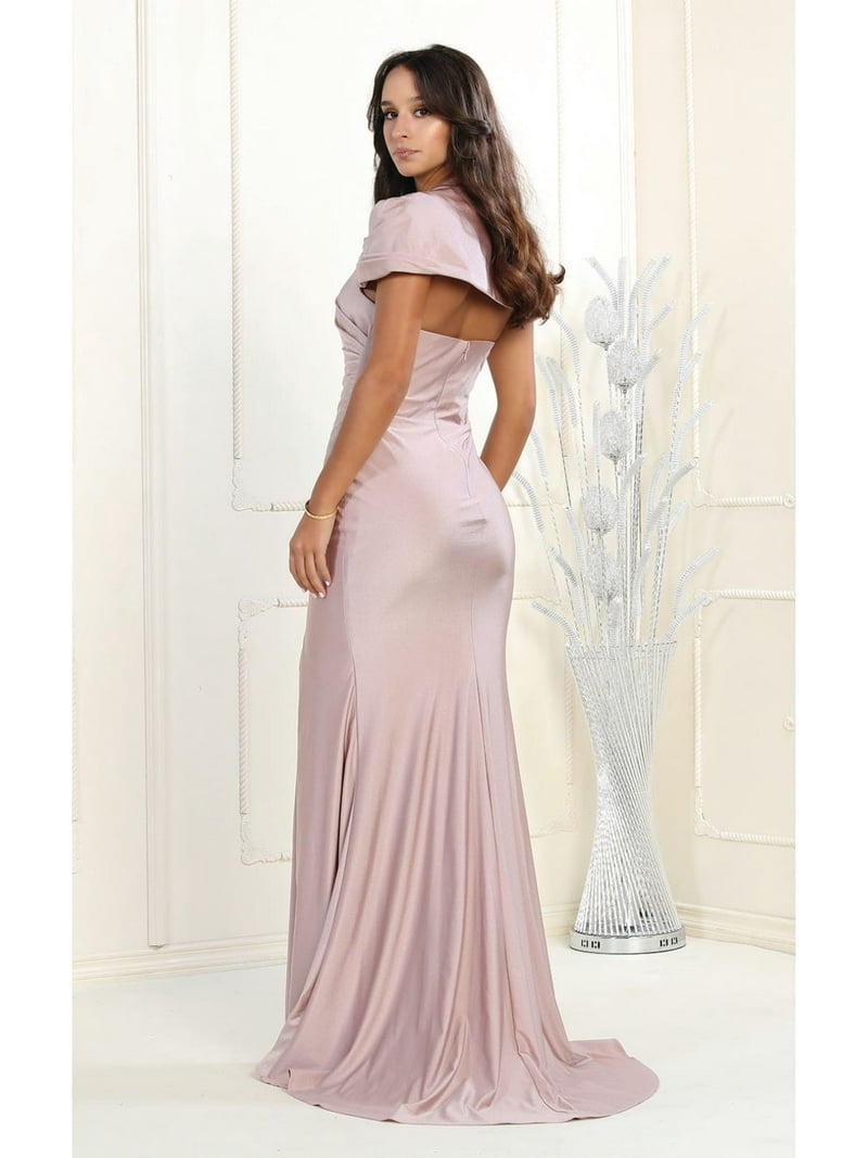 plus size mauve bridesmaid dresses Designer FDS1928 Evening Dress Size, line silhouette and straight