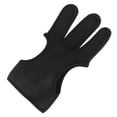 thumbnail image 1 of Guantes Profesionales De Tiro Con Arco, Lengüeta Ligera De 3 Dedos, Tela De Neopreno, Arco Recurvo, Artesanía Fina, 1 of 8