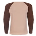 thumbnail image 4 of Krdevn Men's Knit T Shirt Contemporary Athletic Fit Raglan Sleeve Daily Casual Wear Comfortable Stretchable Top for Outdoor Activities and Work,XL, 4 of 6