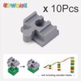 thumbnail image 1 of 5/10PCS Wooden Train Track Accessories Plastic Building Blocks Adapters Wooden Track Connectors fit for Brand Wood Tracks Toys 10pcs Grey, 1 of 6