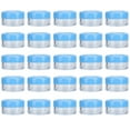 thumbnail image 2 of Empty Cream Container 25pcs Plastic Compact Round Small Cosmetic Jar for Travel, 2 of 8